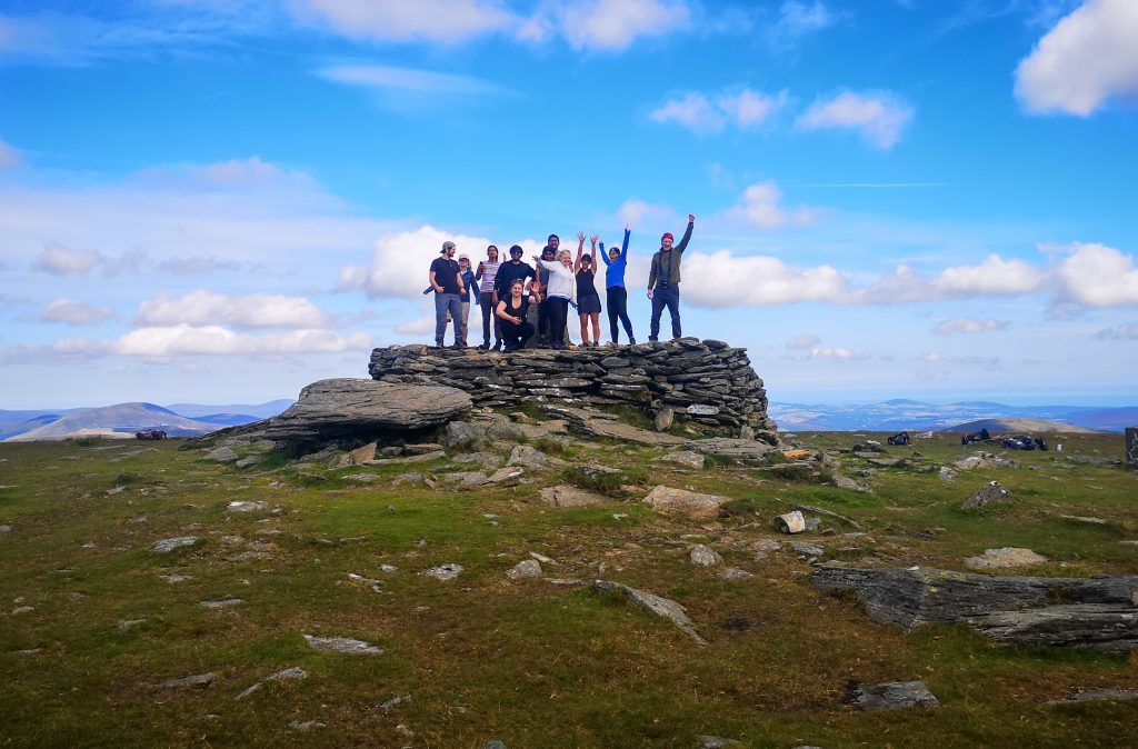 Hiking Lugnaquilla summit